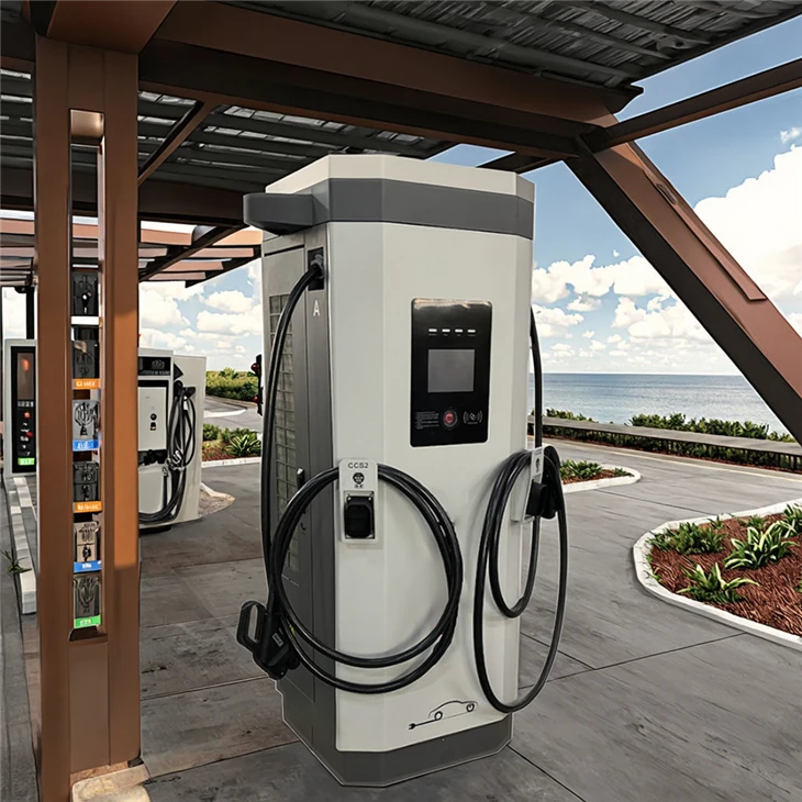 Station de recharge publique pour véhicules électriques